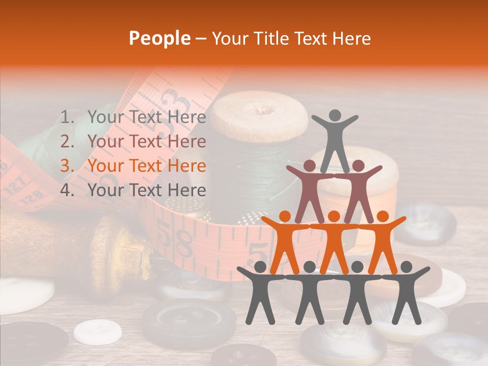 Thread Accessories Color PowerPoint Template