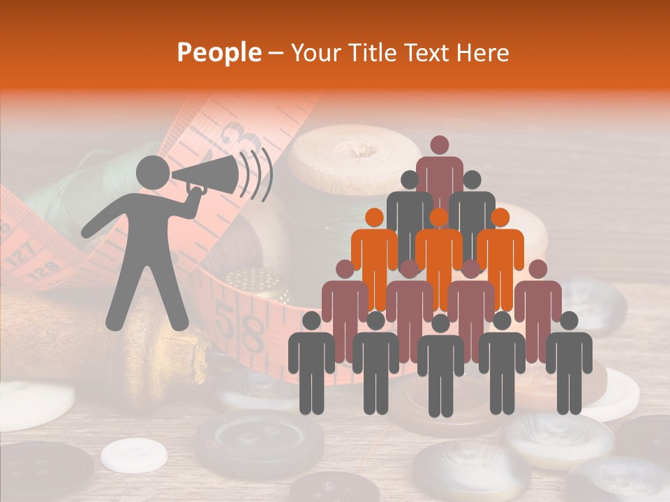 Thread Accessories Color PowerPoint Template