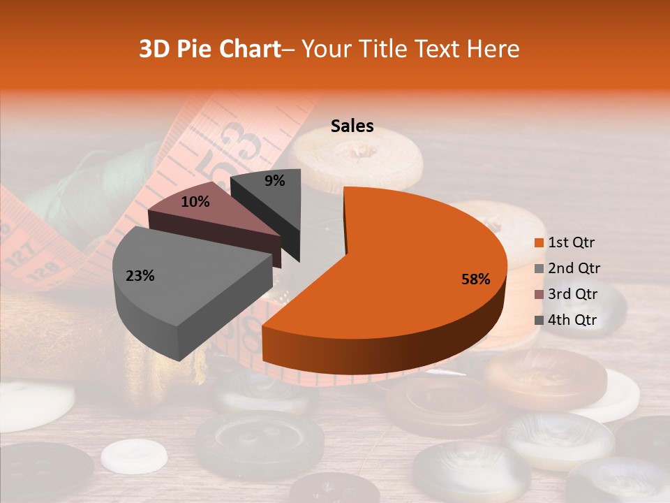 Thread Accessories Color PowerPoint Template