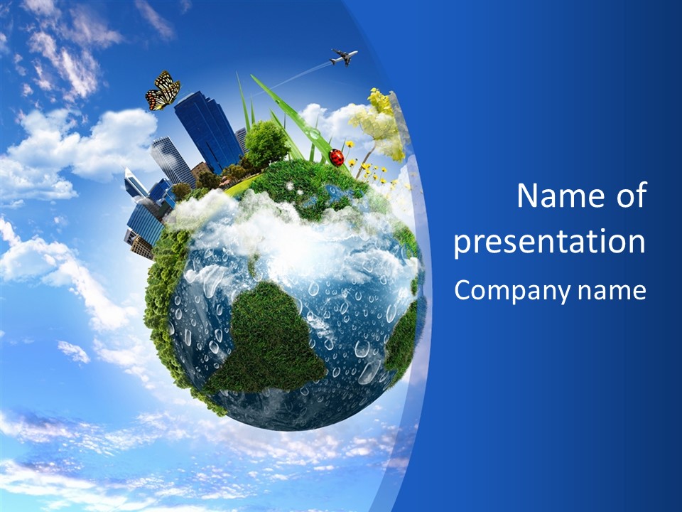 World Day Cloud PowerPoint Template