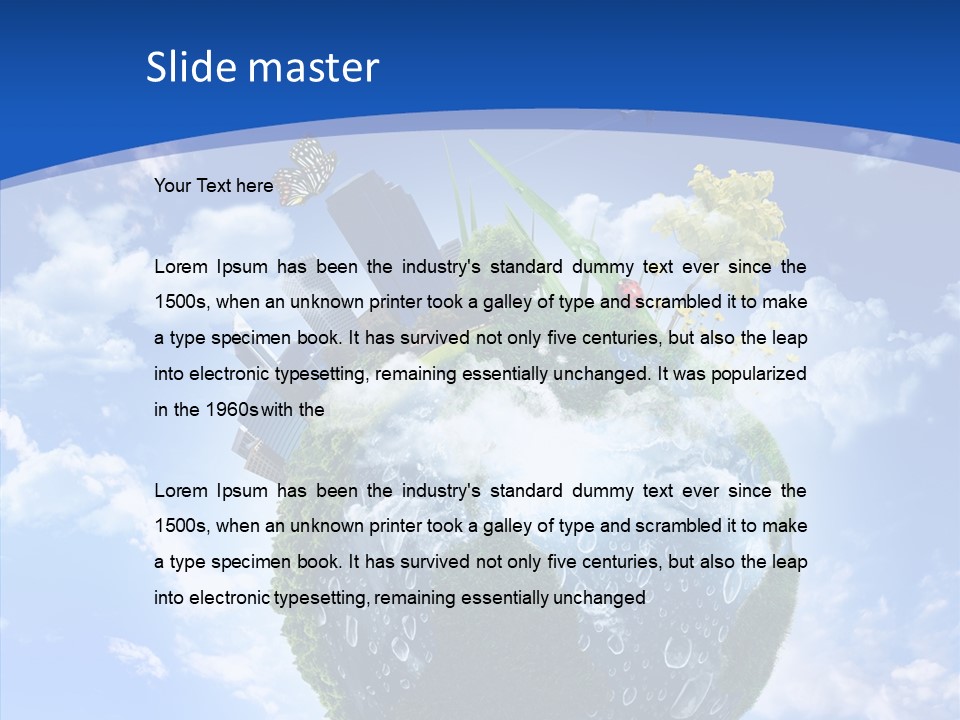 World Day Cloud PowerPoint Template