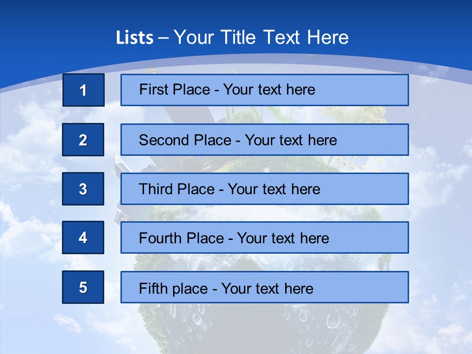 World Day Cloud PowerPoint Template