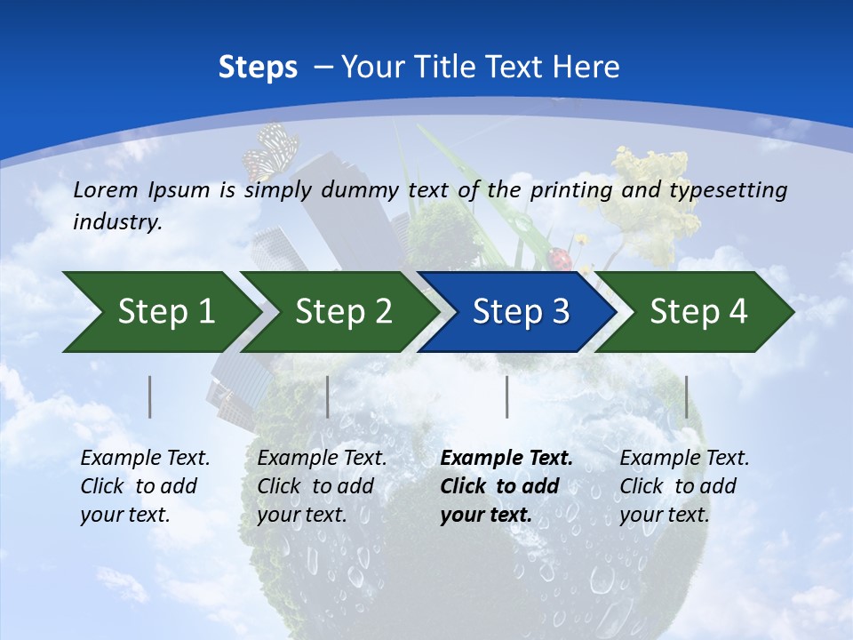 World Day Cloud PowerPoint Template