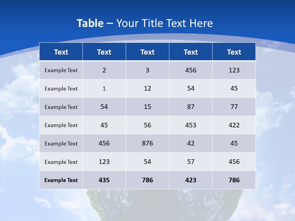 World Day Cloud PowerPoint Template