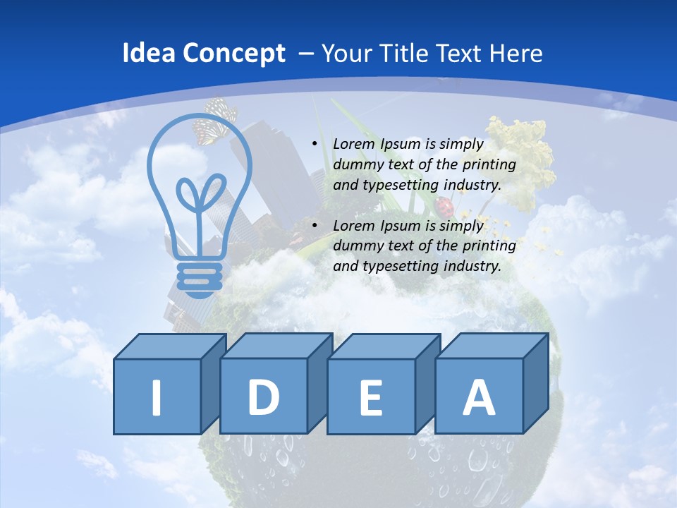 World Day Cloud PowerPoint Template