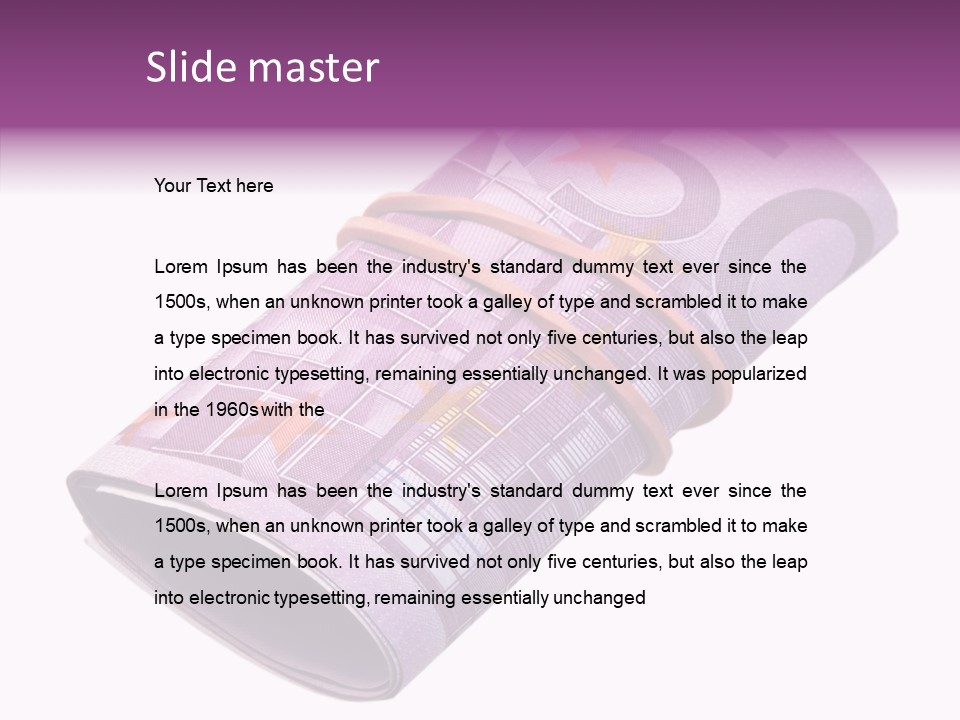 Baksheesh Fivehundredth Pack PowerPoint Template