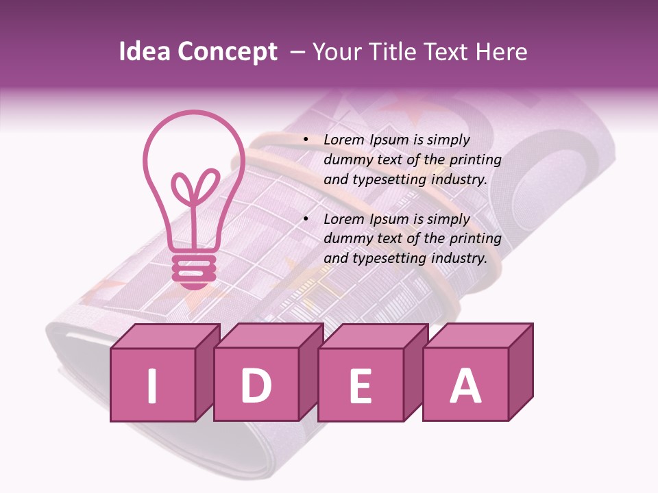 Baksheesh Fivehundredth Pack PowerPoint Template