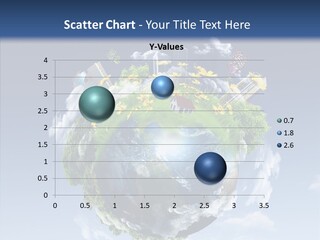 Nature Tree Blue PowerPoint Template