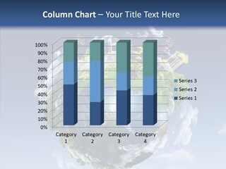 Nature Tree Blue PowerPoint Template