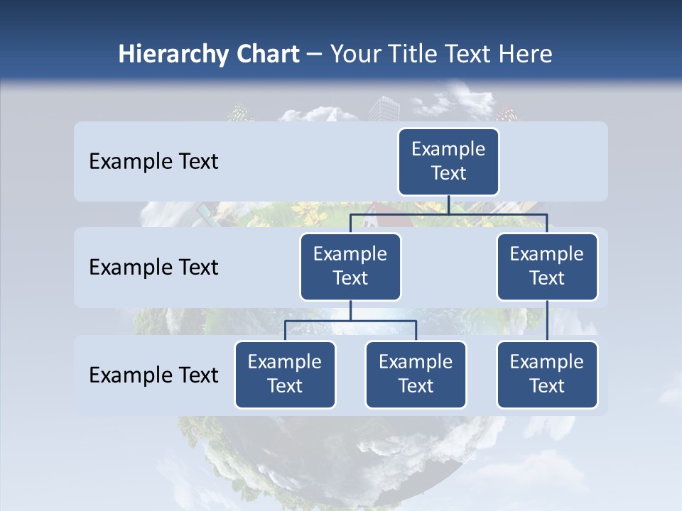 Nature Tree Blue PowerPoint Template