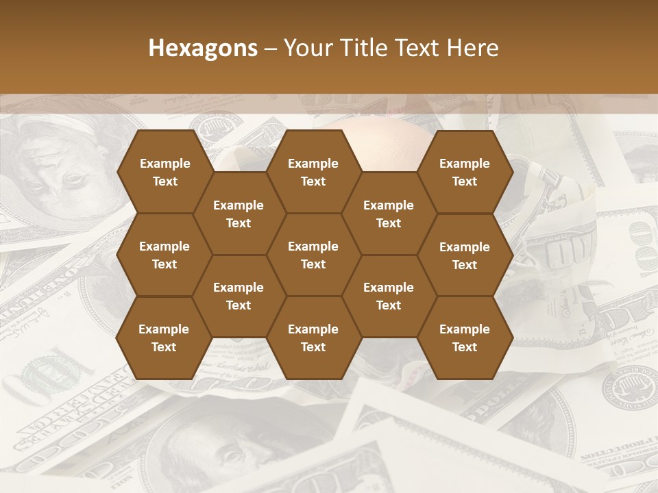 Luxury Crumpled Dollar PowerPoint Template