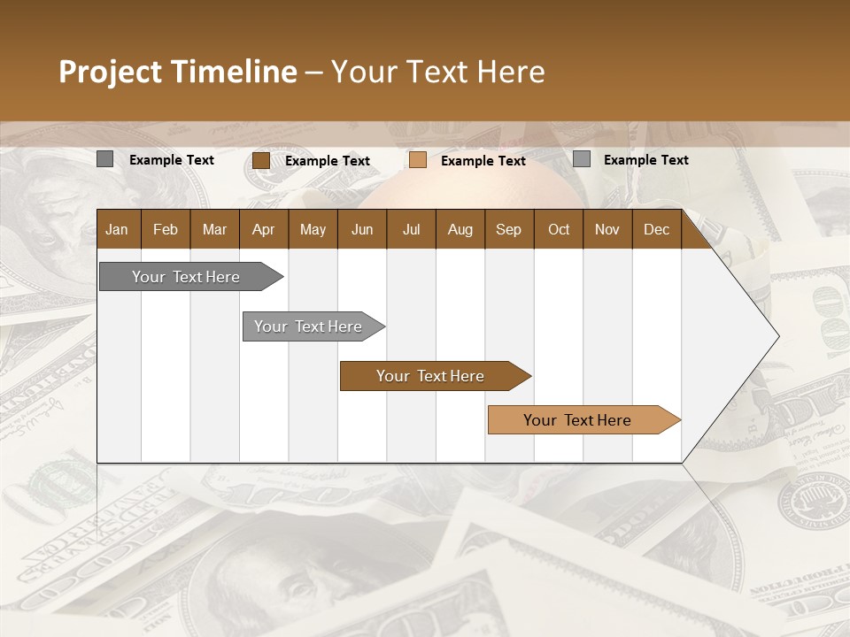 Luxury Crumpled Dollar PowerPoint Template