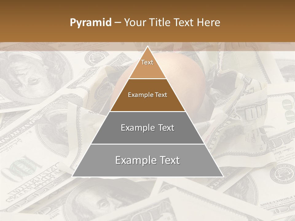 Luxury Crumpled Dollar PowerPoint Template