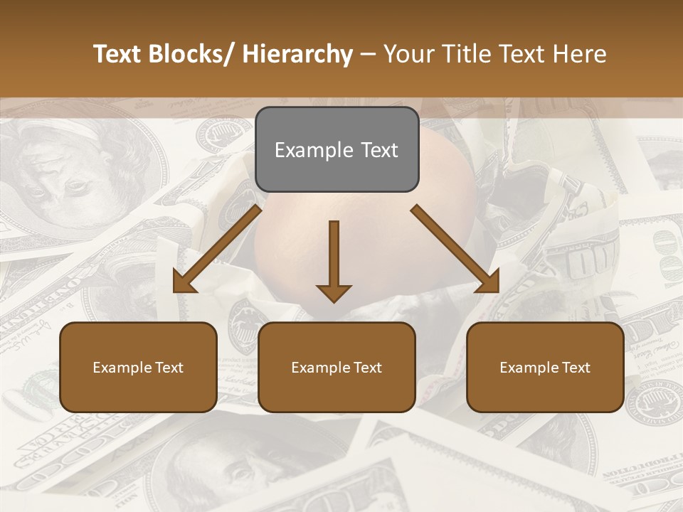 Luxury Crumpled Dollar PowerPoint Template