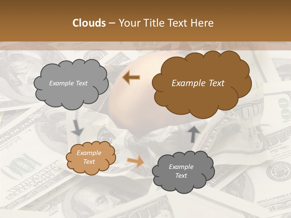 Luxury Crumpled Dollar PowerPoint Template