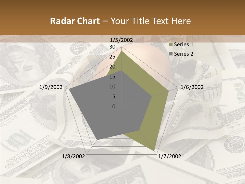 Luxury Crumpled Dollar PowerPoint Template