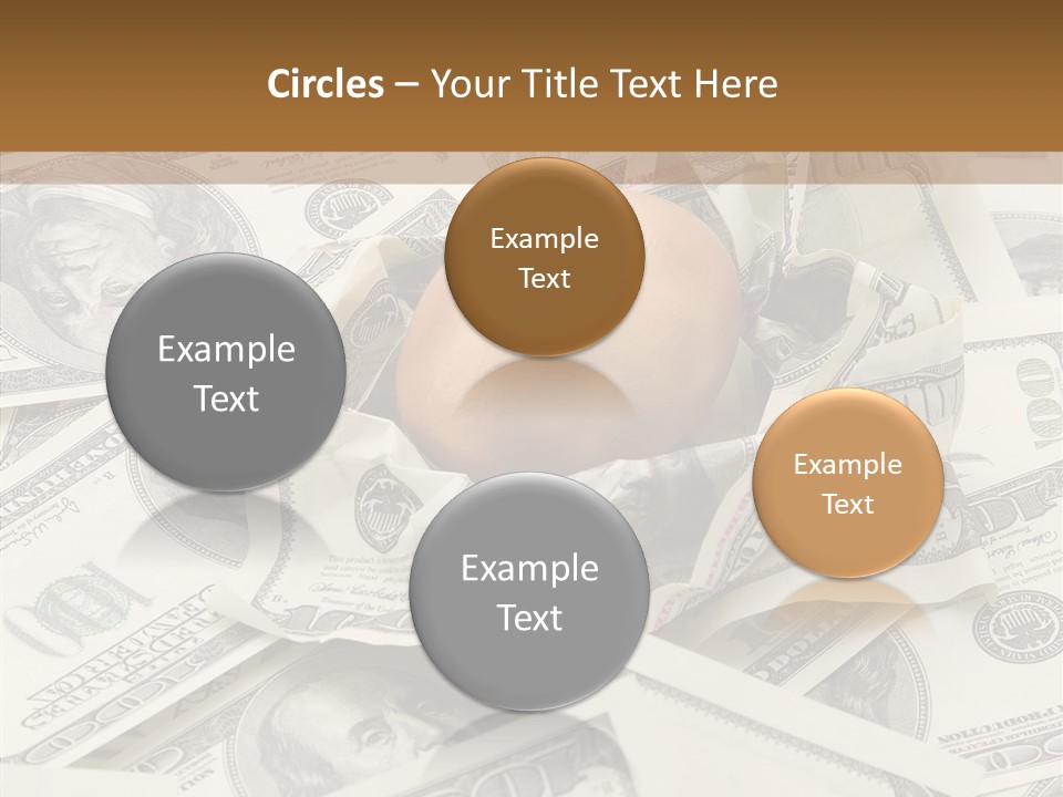 Luxury Crumpled Dollar PowerPoint Template