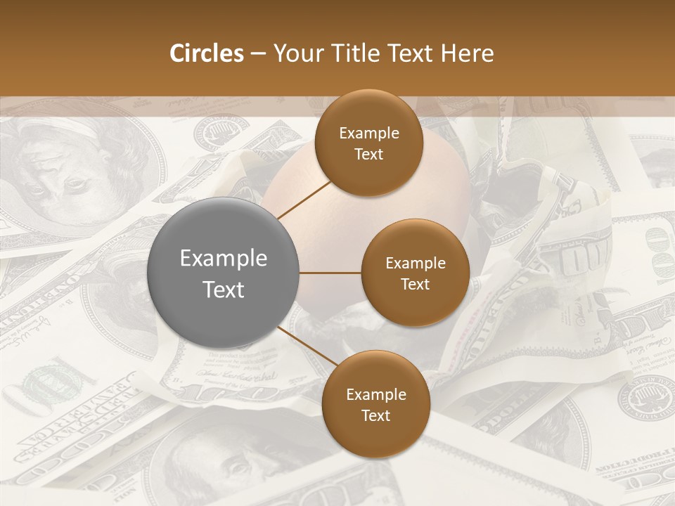 Luxury Crumpled Dollar PowerPoint Template