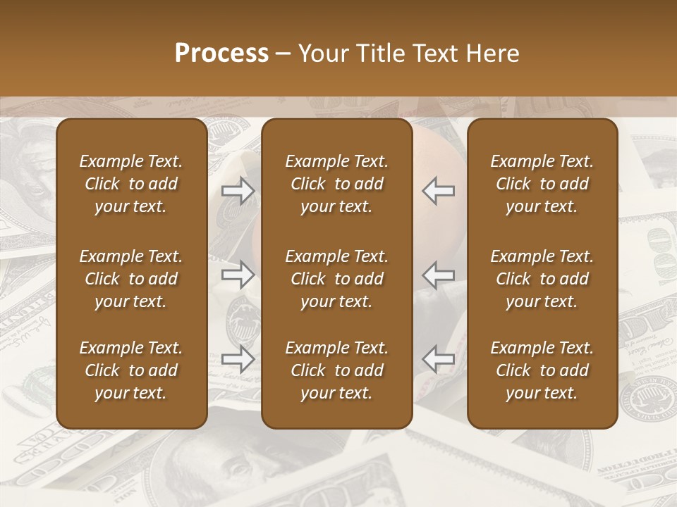 Luxury Crumpled Dollar PowerPoint Template