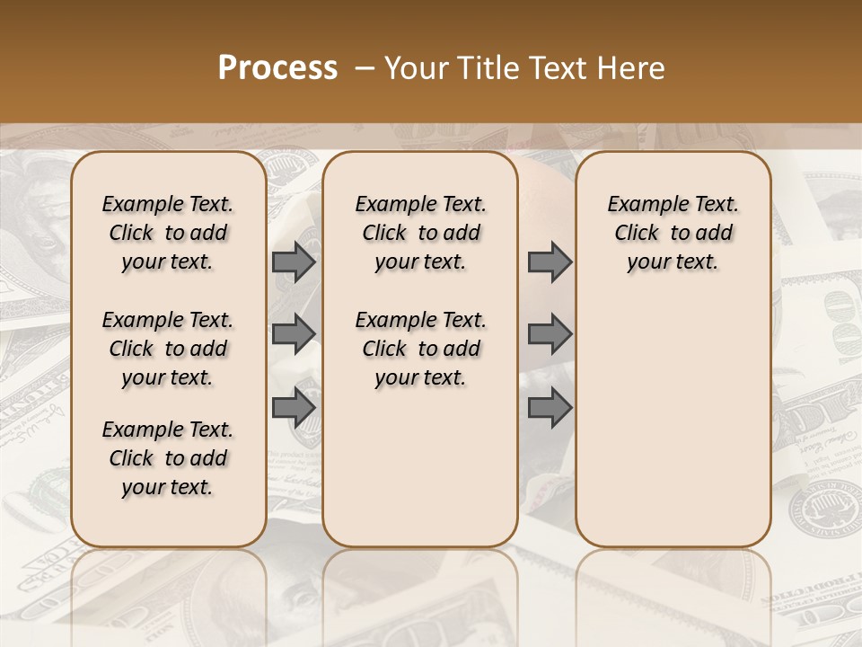Luxury Crumpled Dollar PowerPoint Template