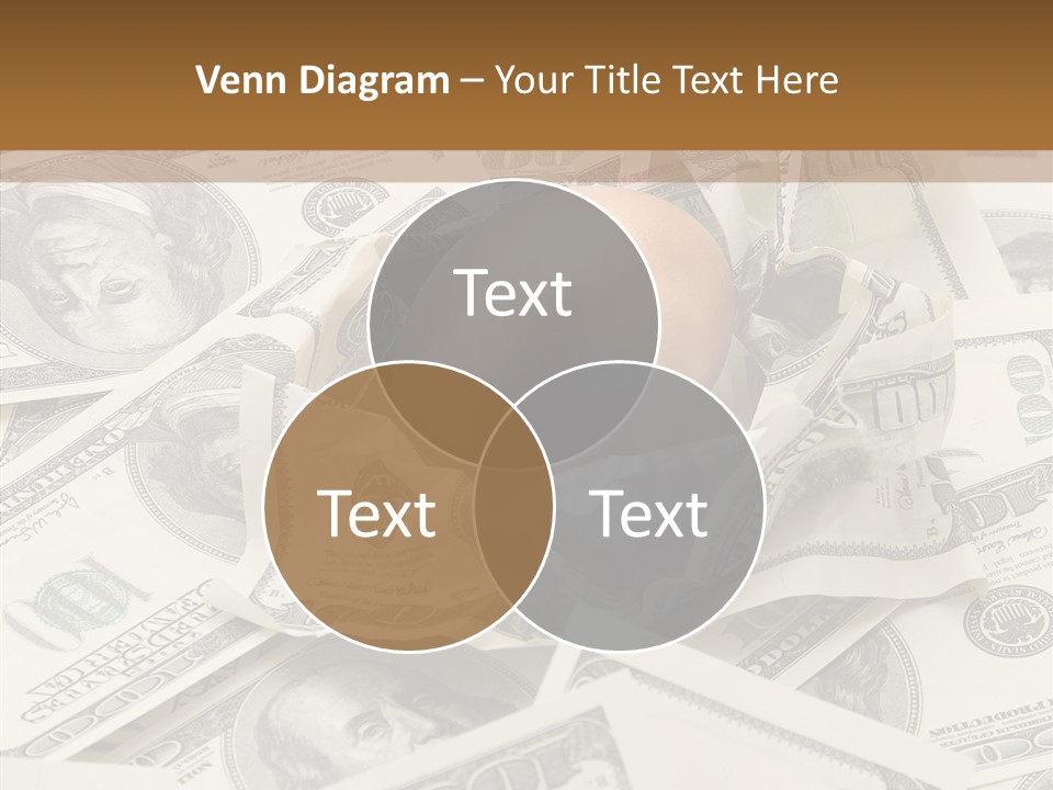 Luxury Crumpled Dollar PowerPoint Template