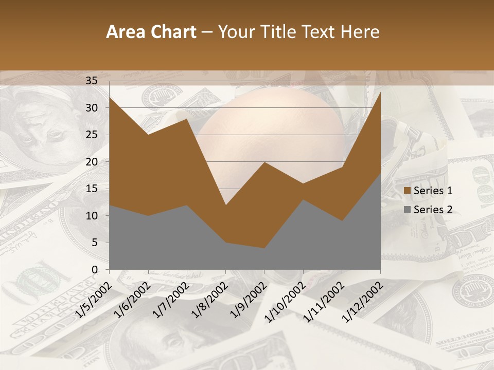 Luxury Crumpled Dollar PowerPoint Template