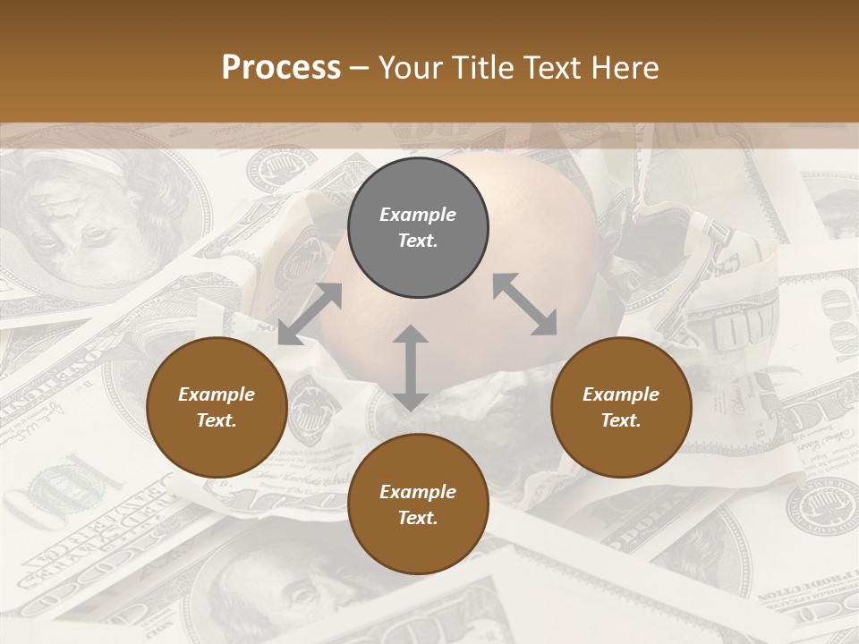 Luxury Crumpled Dollar PowerPoint Template