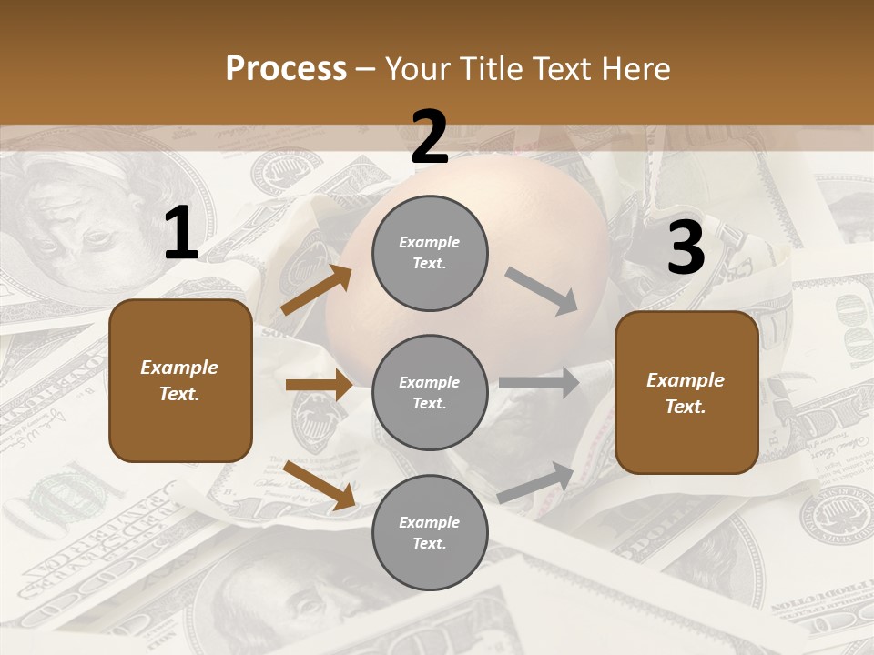 Luxury Crumpled Dollar PowerPoint Template