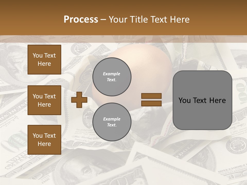 Luxury Crumpled Dollar PowerPoint Template