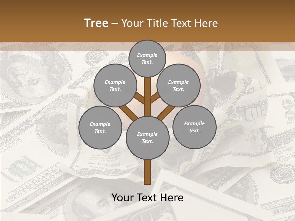 Luxury Crumpled Dollar PowerPoint Template