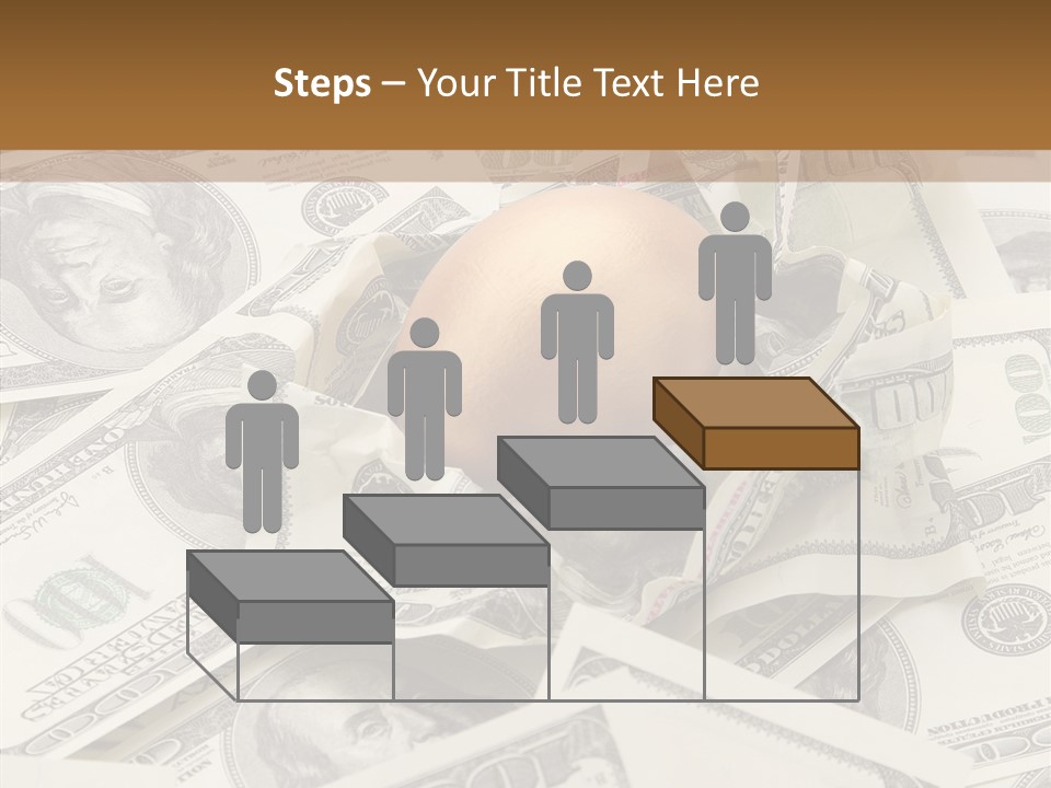 Luxury Crumpled Dollar PowerPoint Template