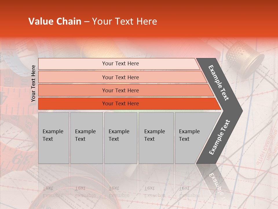 Sewing Line Needle PowerPoint Template