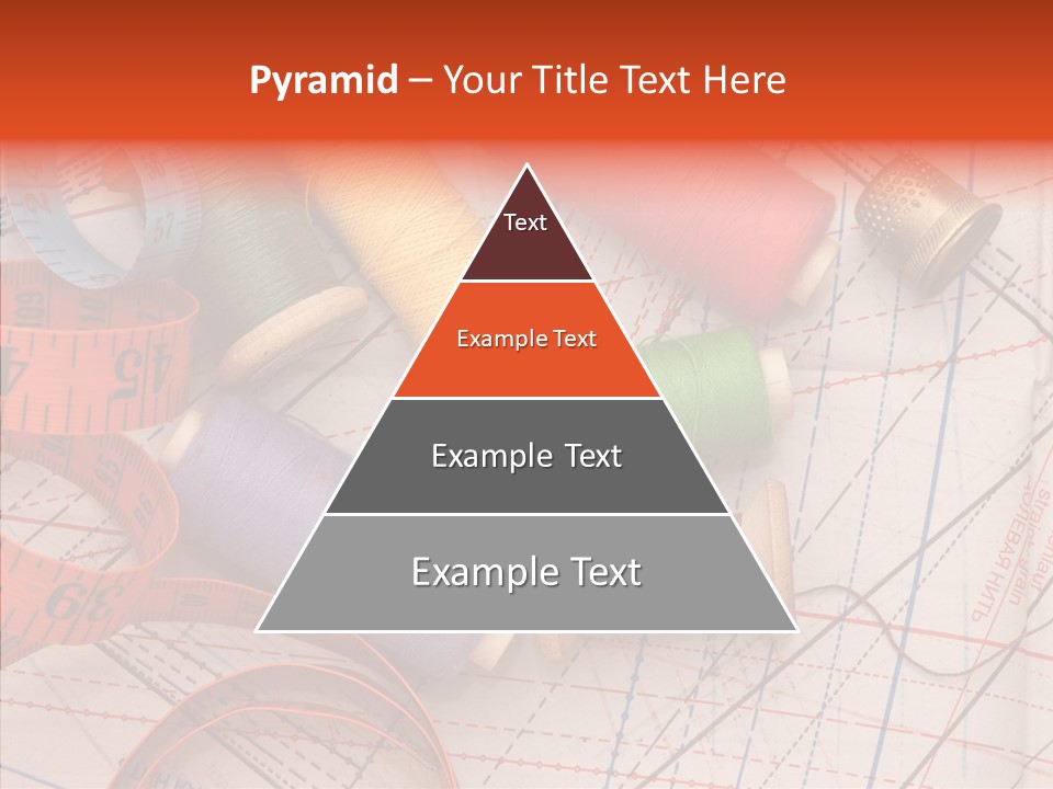 Sewing Line Needle PowerPoint Template