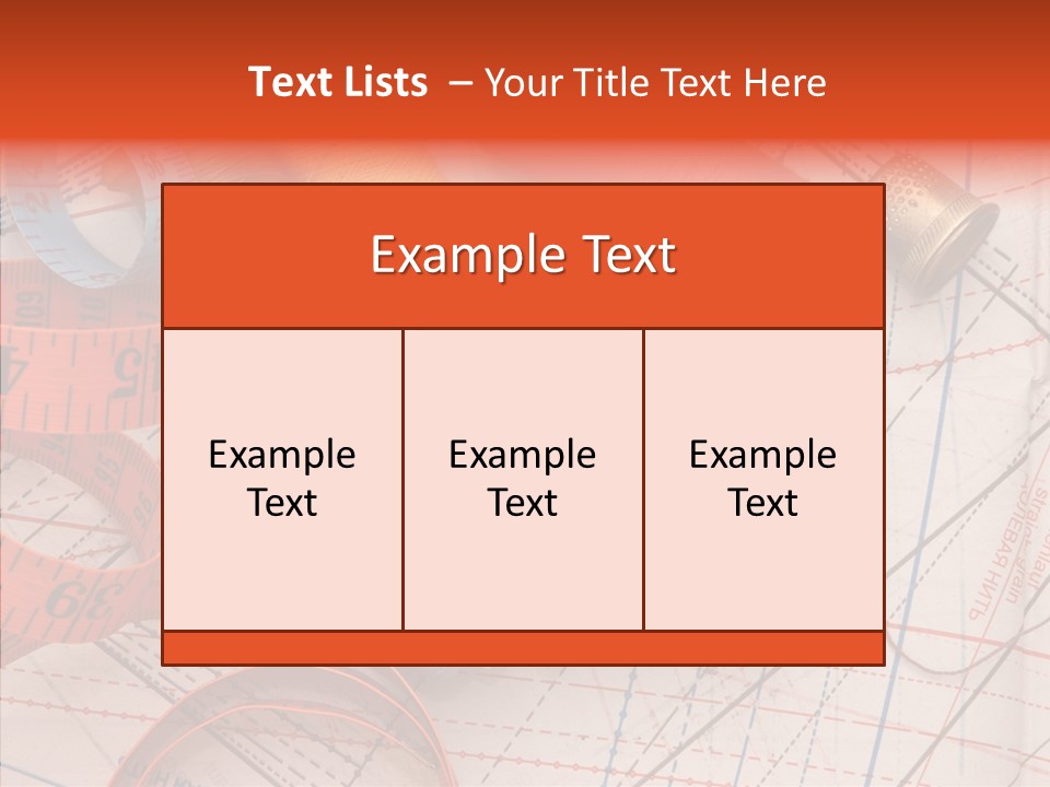 Sewing Line Needle PowerPoint Template