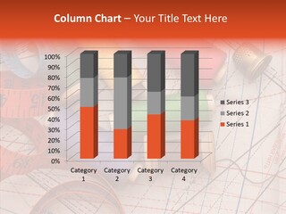 Sewing Line Needle PowerPoint Template