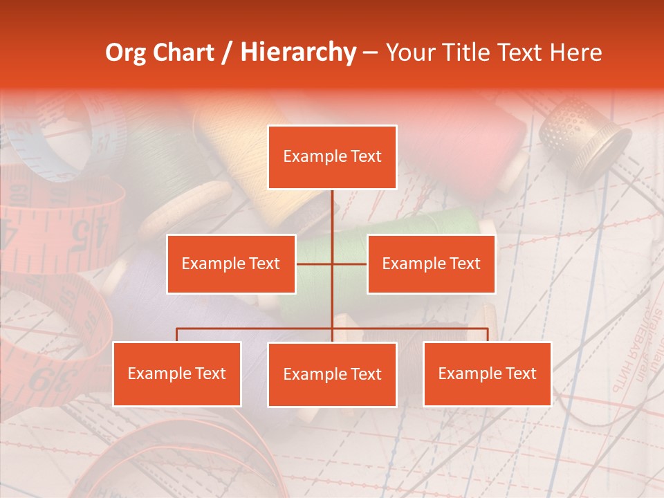Sewing Line Needle PowerPoint Template