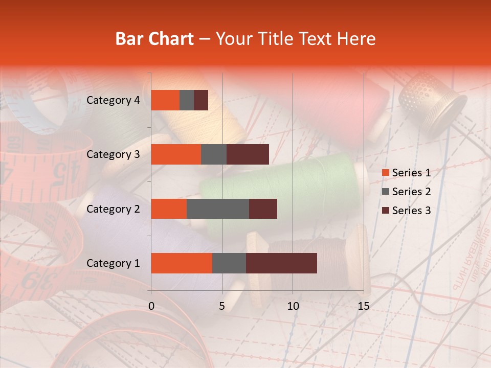 Sewing Line Needle PowerPoint Template