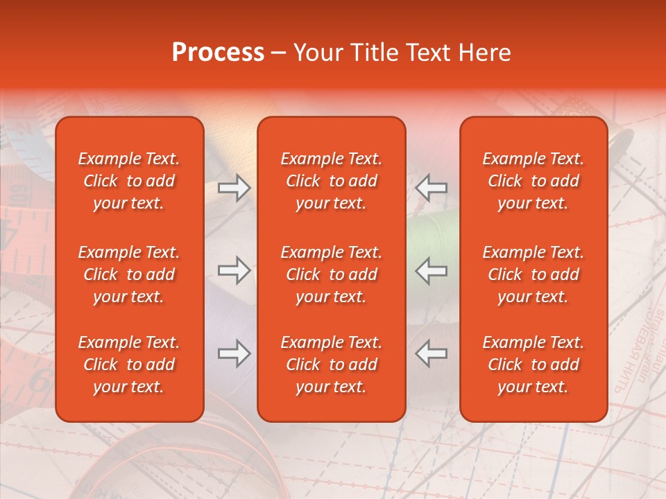 Sewing Line Needle PowerPoint Template
