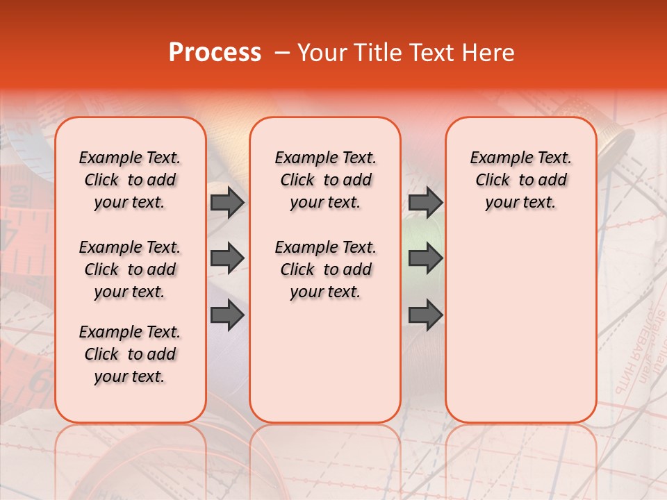 Sewing Line Needle PowerPoint Template