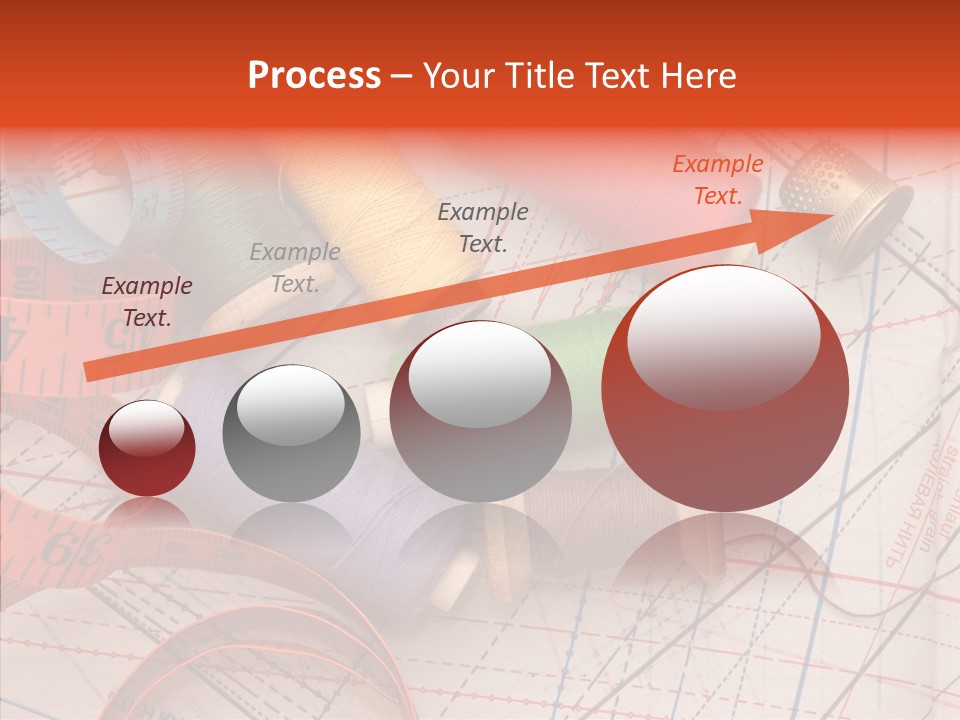 Sewing Line Needle PowerPoint Template