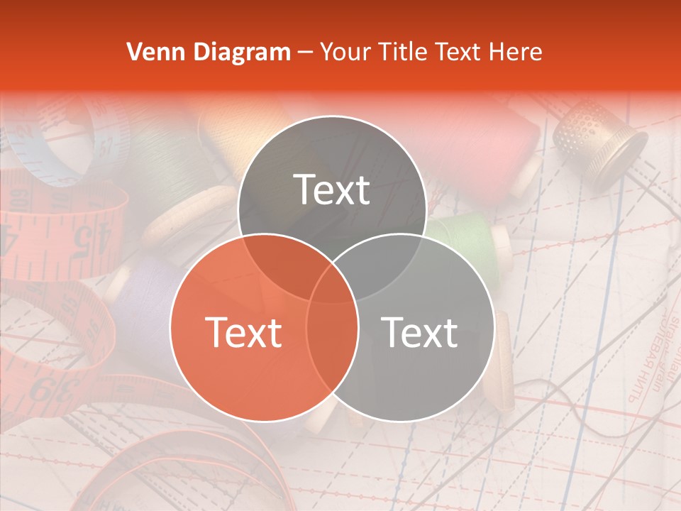 Sewing Line Needle PowerPoint Template