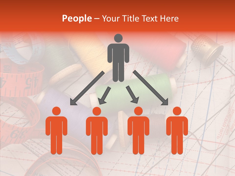 Sewing Line Needle PowerPoint Template