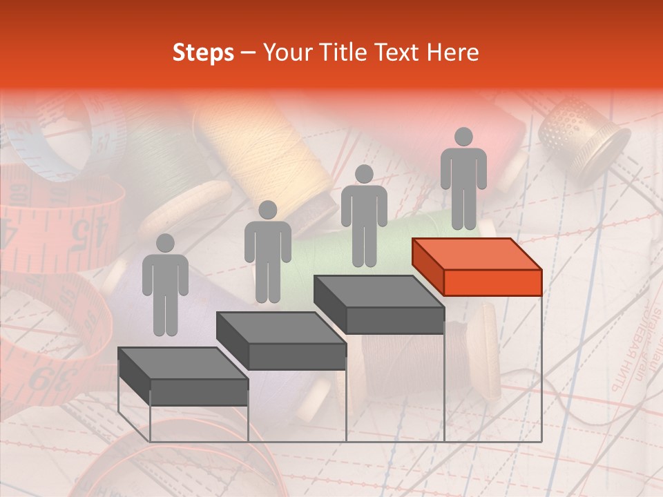 Sewing Line Needle PowerPoint Template