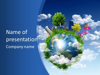 Reforestation Growth Air PowerPoint Template