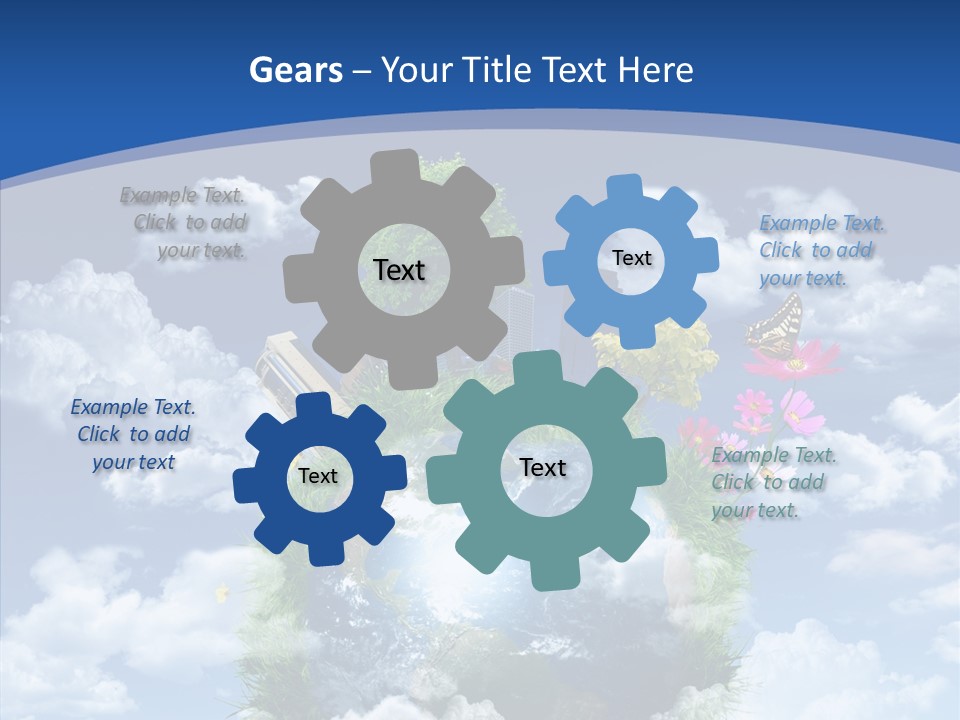 Reforestation Growth Air PowerPoint Template