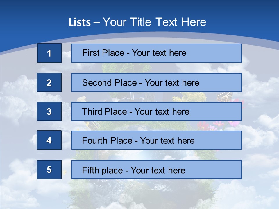 Reforestation Growth Air PowerPoint Template