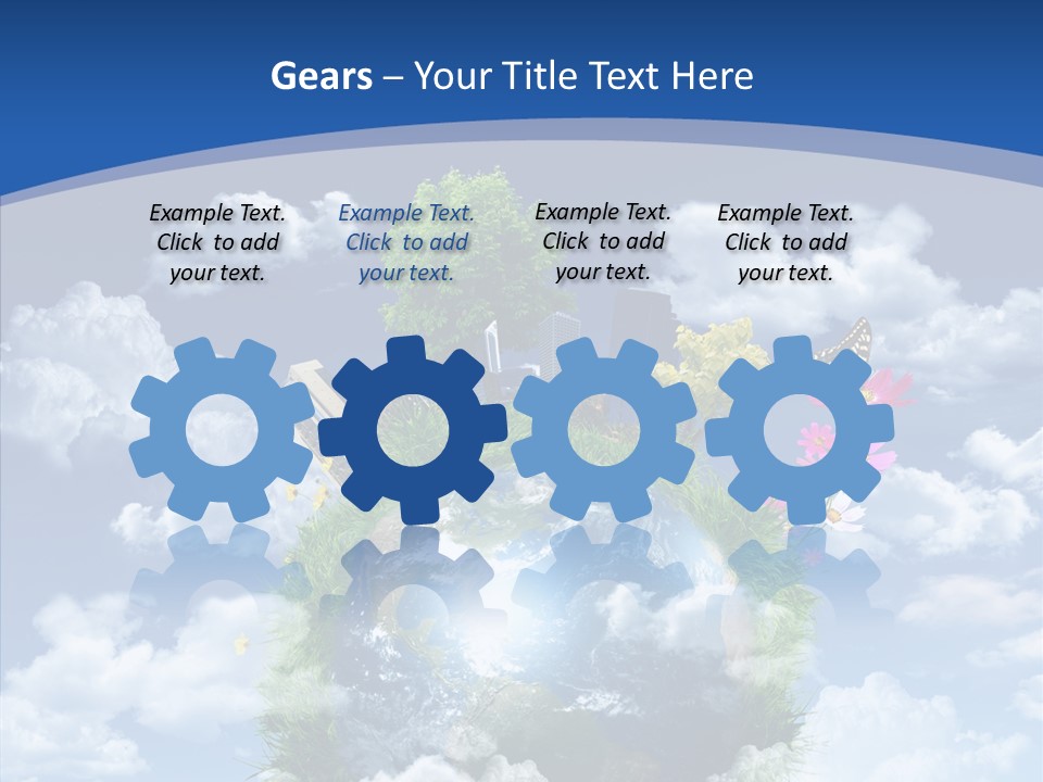 Reforestation Growth Air PowerPoint Template