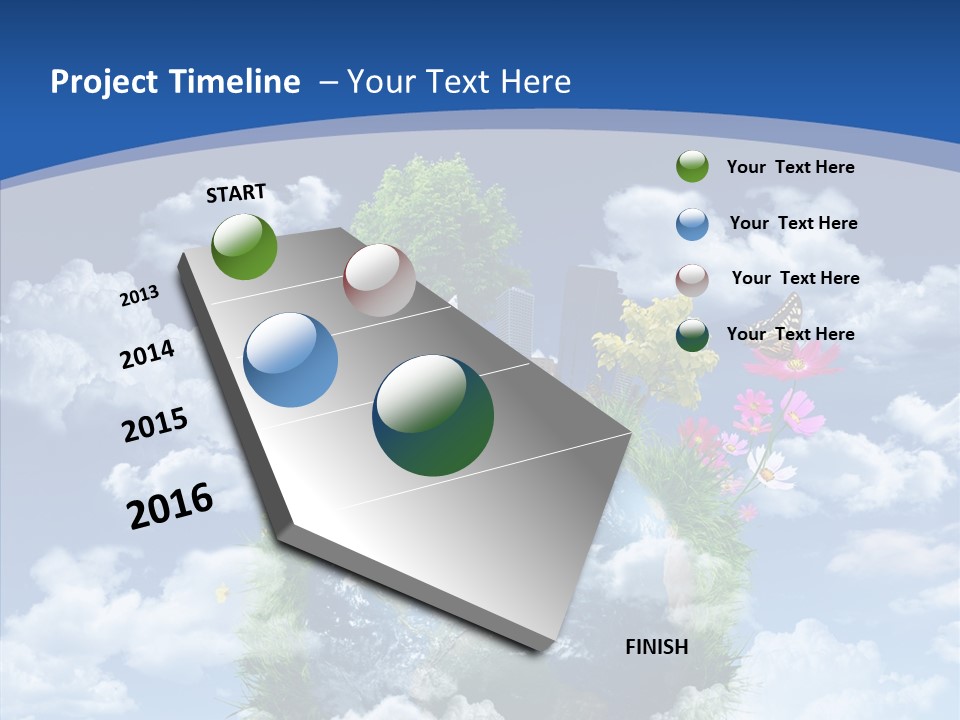 Reforestation Growth Air PowerPoint Template