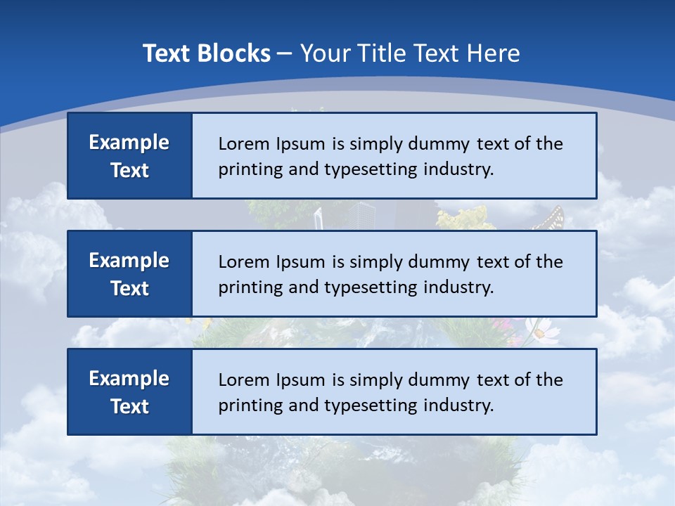 Reforestation Growth Air PowerPoint Template
