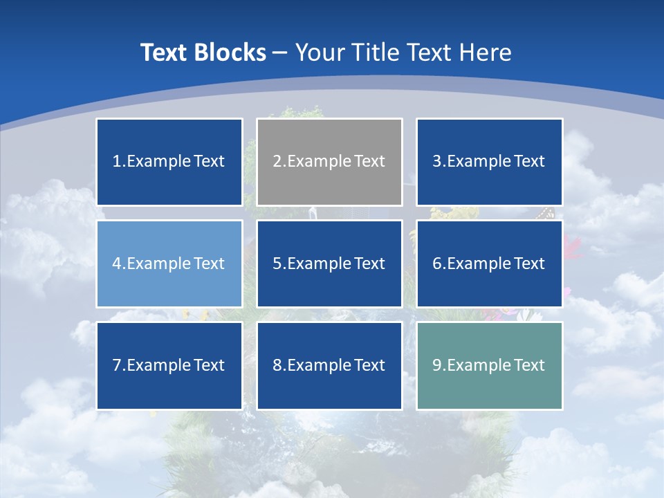 Reforestation Growth Air PowerPoint Template